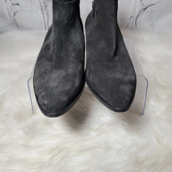 Italeau Miralda Womens Black Studded Ankle Boot Minimalist Bootie Leather Boho - Picture 3 of 12